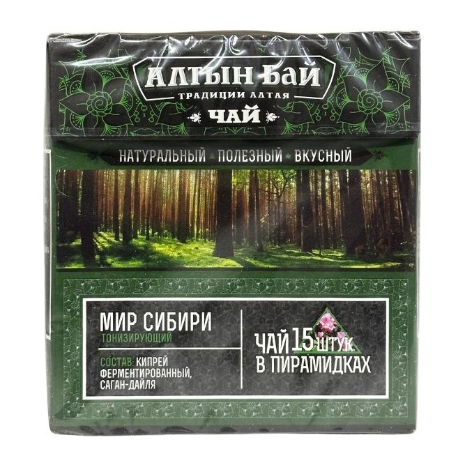 Алтын бай Чайный напиток Мир Сибира (тонизирующий) 45гр