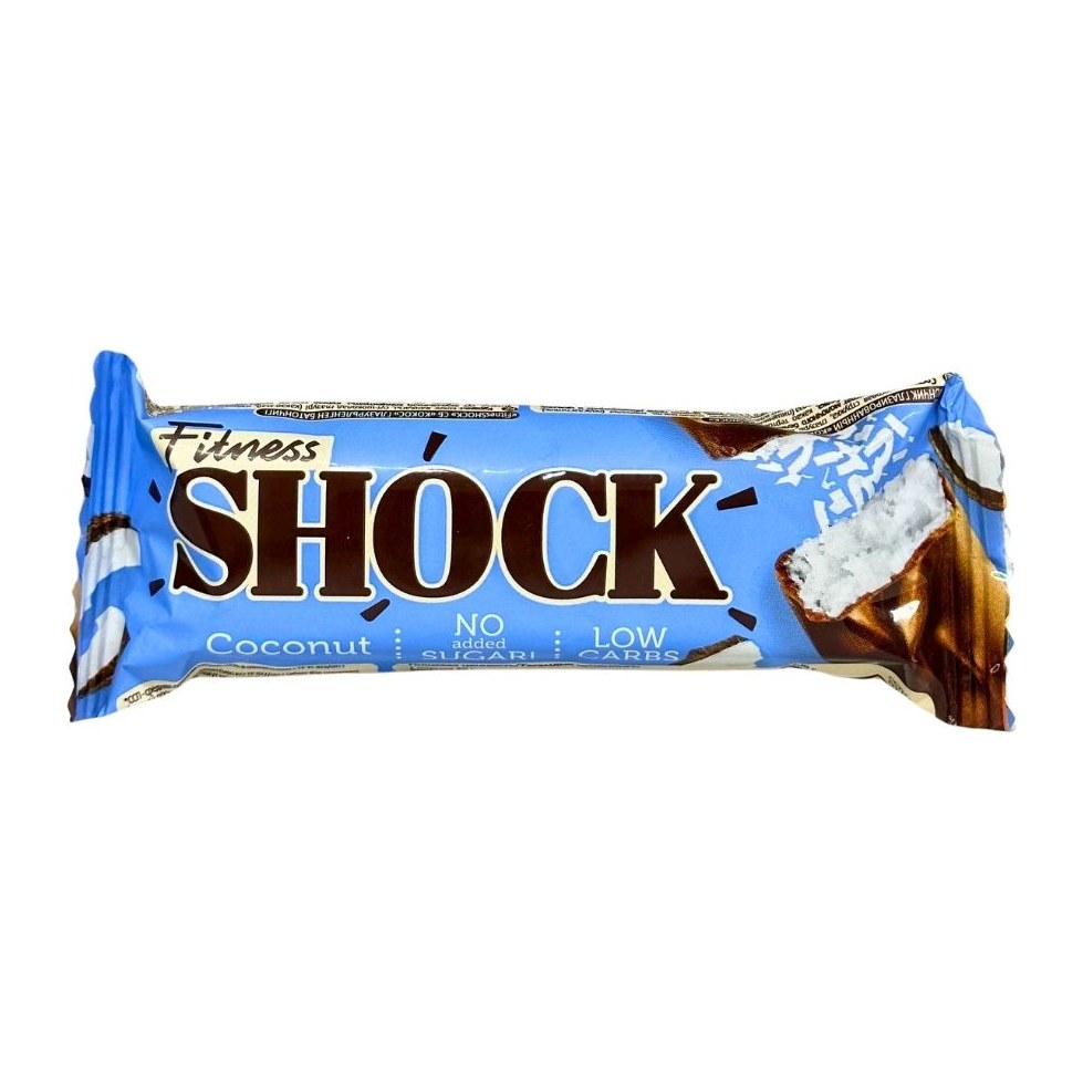FitnesShock Батончик глаз. Кокос 50гр 12шт