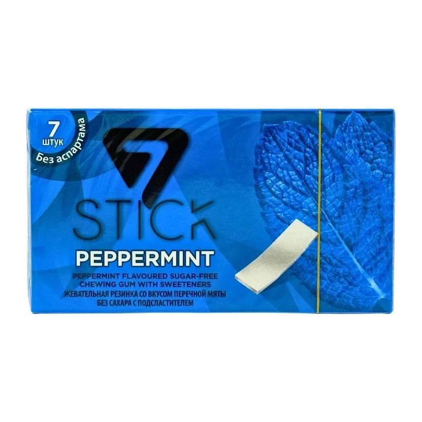 Жевательная резинка 7 STICK PEPPERMINT 14,5гр 24шт