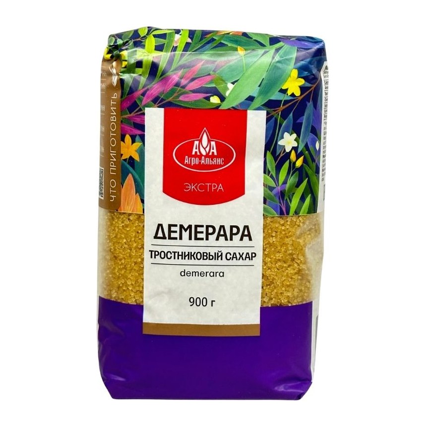 Сахар коричневый Demerara Экстра 0,9 кг 12 шт