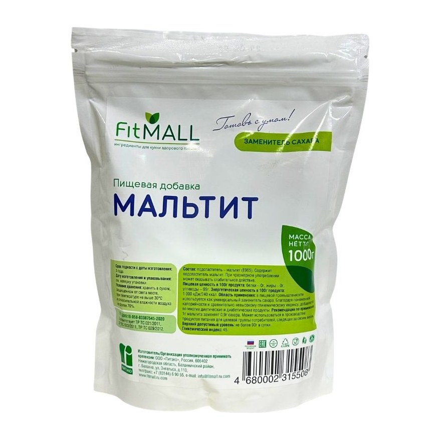 Фитпарад Мальтит 1кг TM FitMall 6шт