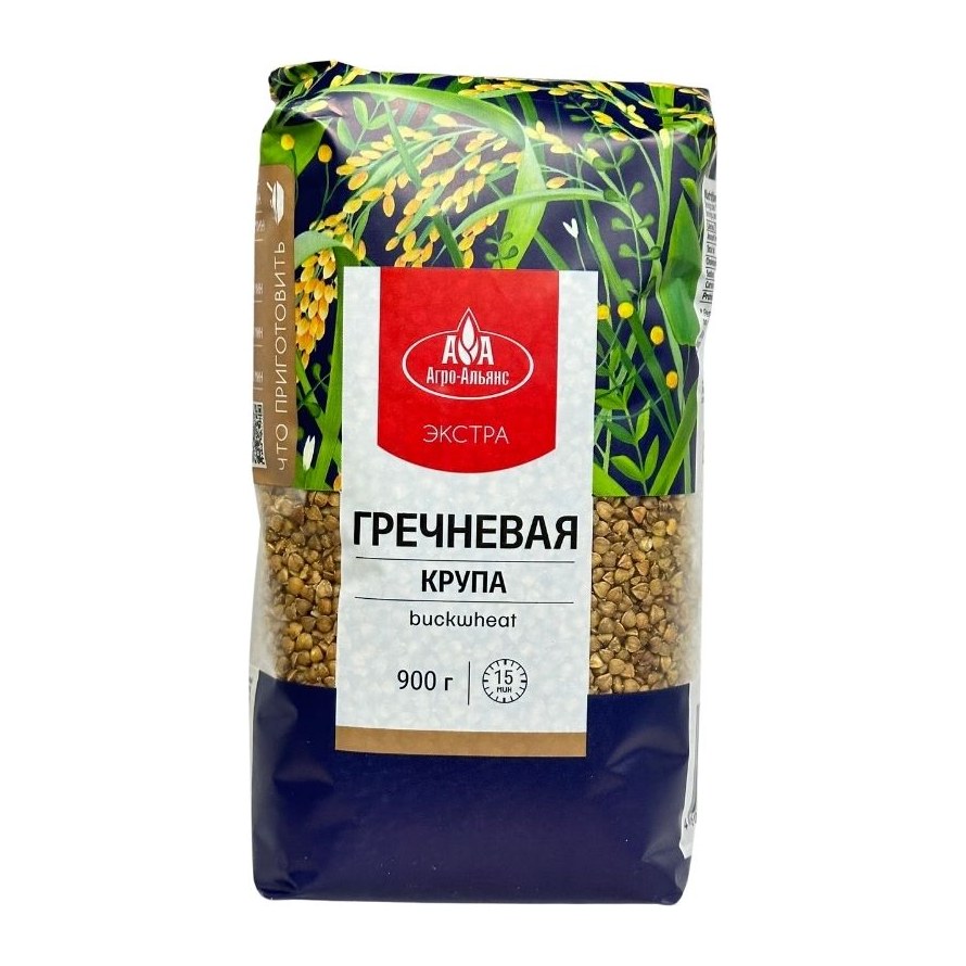 Элитная гречневая крупа Экстра 0,9 кг 12 шт