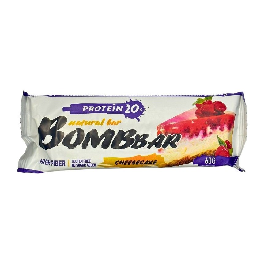 Bombbar батончик Малиновый чизкейк 60гр 20шт