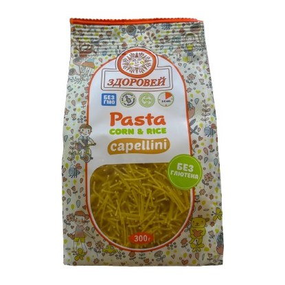 Макароные изделия кукурузно-рисовые Pasta Capellini 300гр 5шт