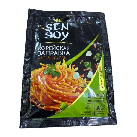 Sen Soy Заправка для моркови Корейская 80 гр 20шт