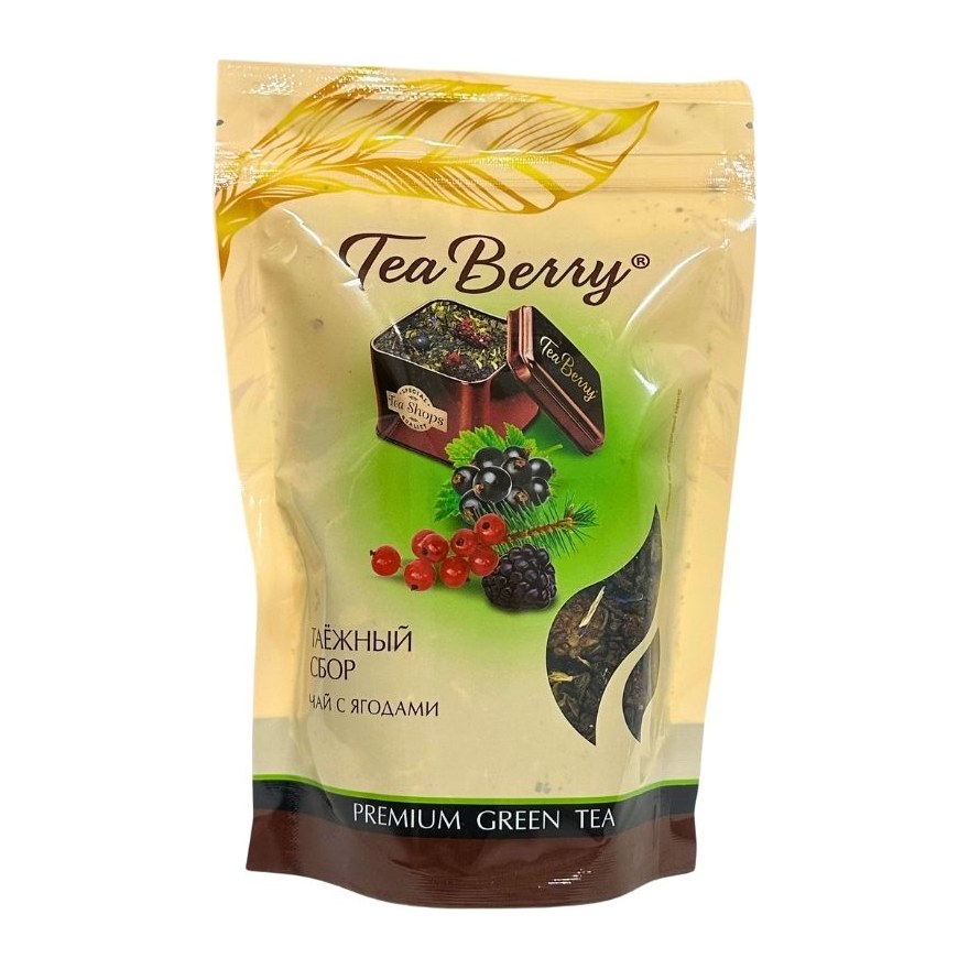 TeaBerry Таежный сбор чай зеленый 200 гр дойпак