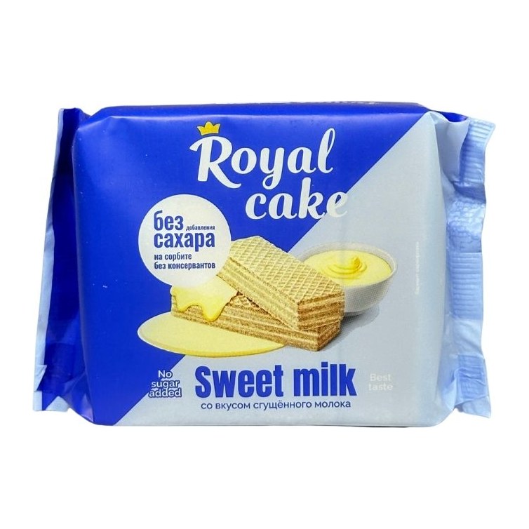 Вафли на сорбите со вкусом сгущенного молока 120 гр 10 шт