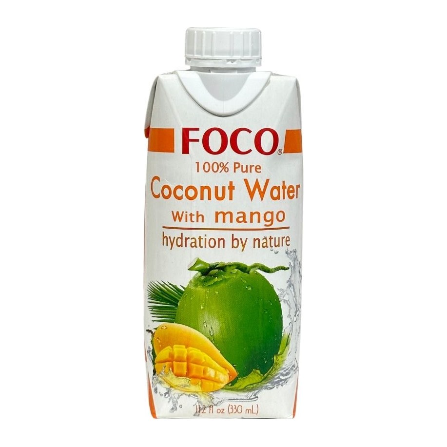 Foco Кокосовая вода с соком манго 330мл 12шт
