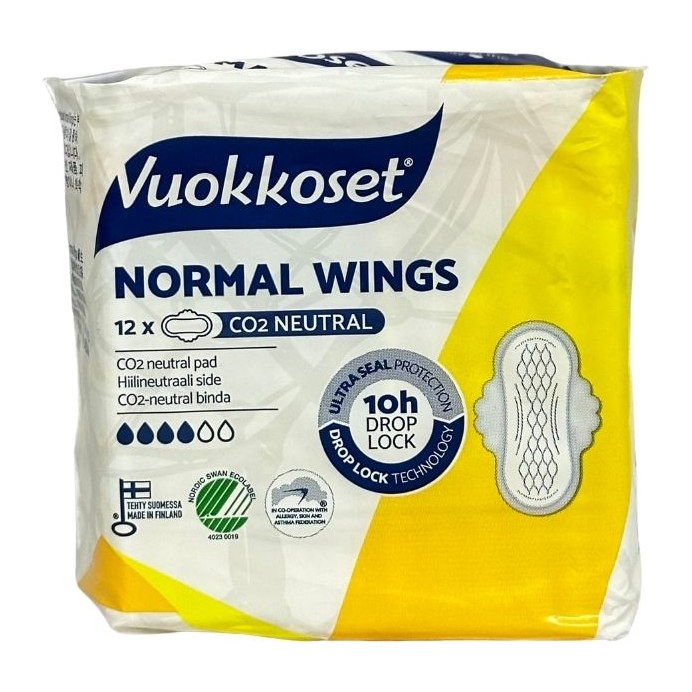 20% Vuokkoset 12 Normal wings Прокладки с крылышками 12шт