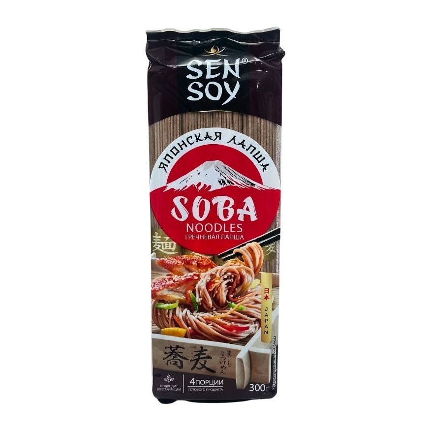 Sen Soy Лапша гречневая Соба 300гр 24шт