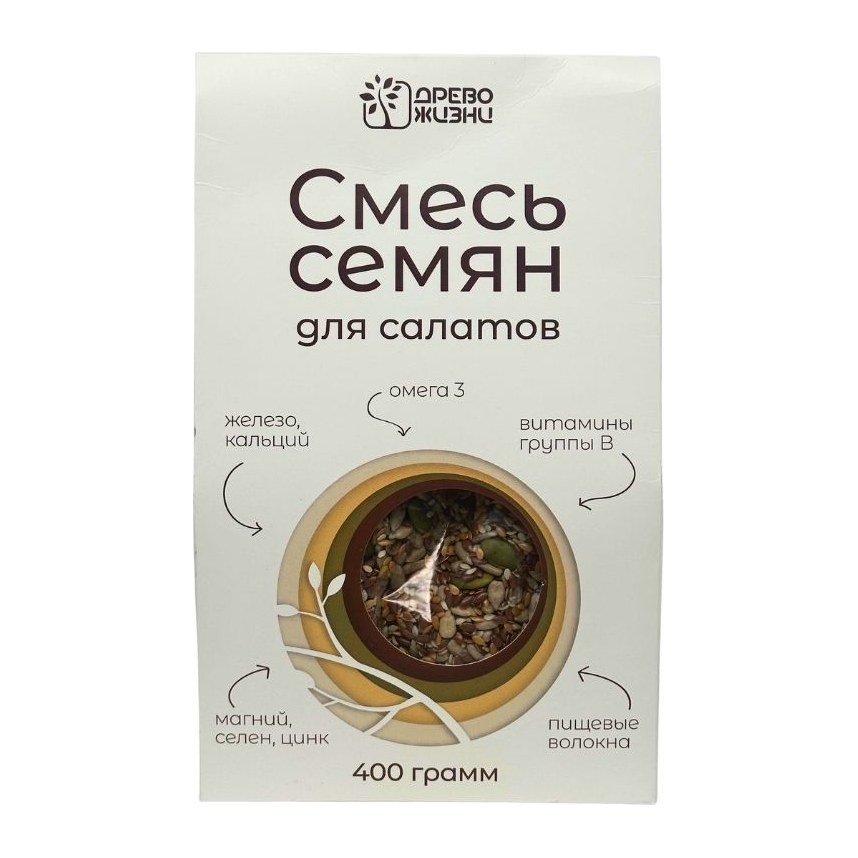 Смесь семян для салатов 400 гр 12 шт