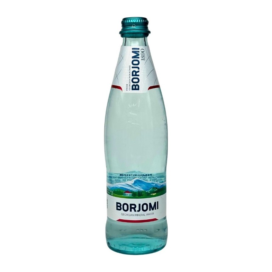 20% Минеральная вода Боржоми, стекло 0,5л (12шт)