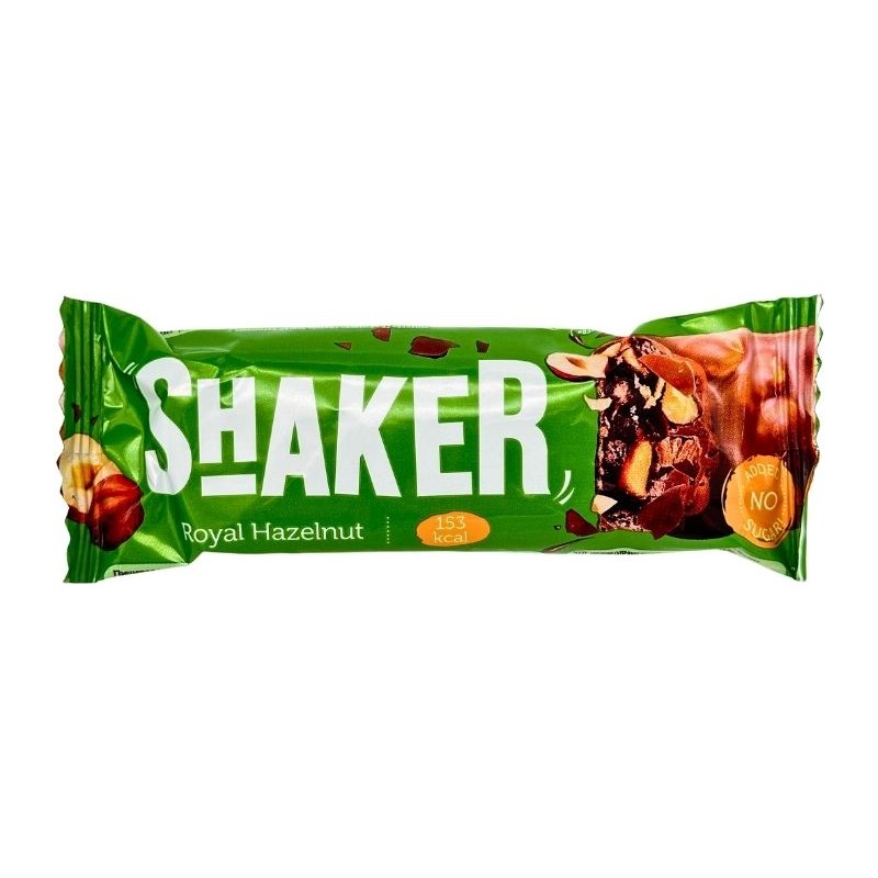 FitnesShock Батончик глаз. SHAKER Фундук 35гр 12шт