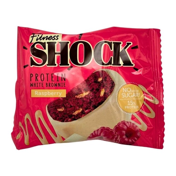 FitnesShock Изделие кондитерское глазированное Донат с малиновой начинкой 70гр 9шт 54в кор