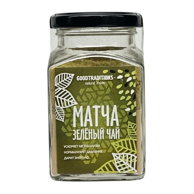 Goodtraditions Матча Зеленый чай стекло 100 гр 20 шт
