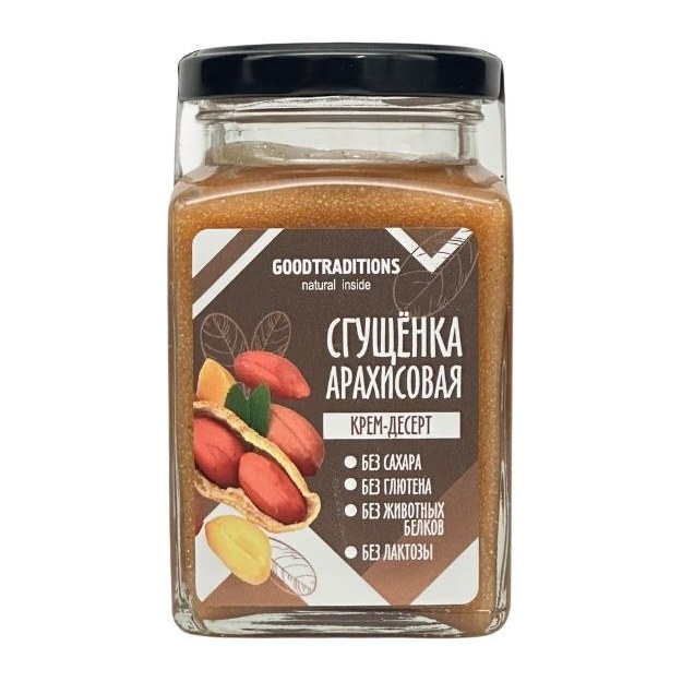 Goodtraditions Сгущенка арахисовая 270 гр 20 шт