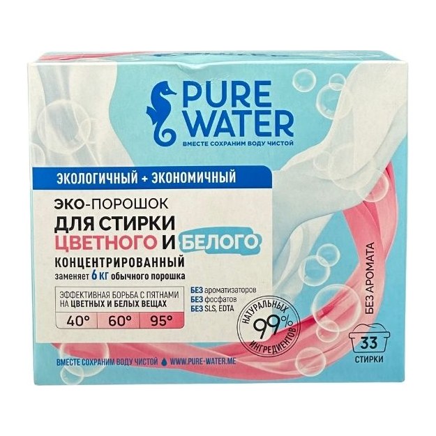 Pure Water Стиральный порошок 1кг