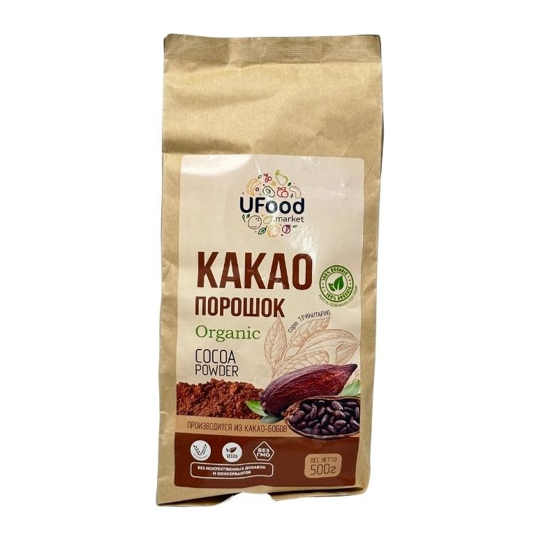 Ufood Какао порошок Тринитарио 500гр