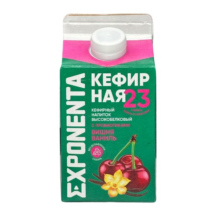 Exponenta Напиток кефирная Вишня-Ваниль 450гр