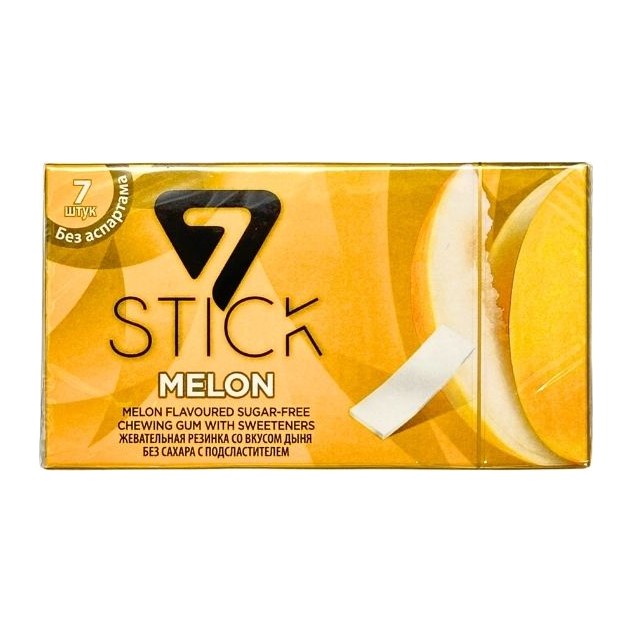 Жевательная резинка 7 STICK MELON 14,5гр 24шт