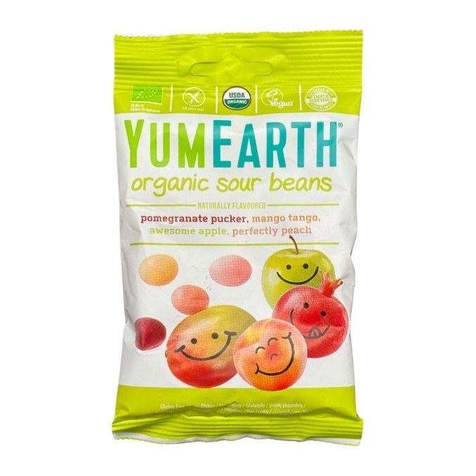YUMEARTH Органические жевательные конфеты с кислинкой 50гр 12шт