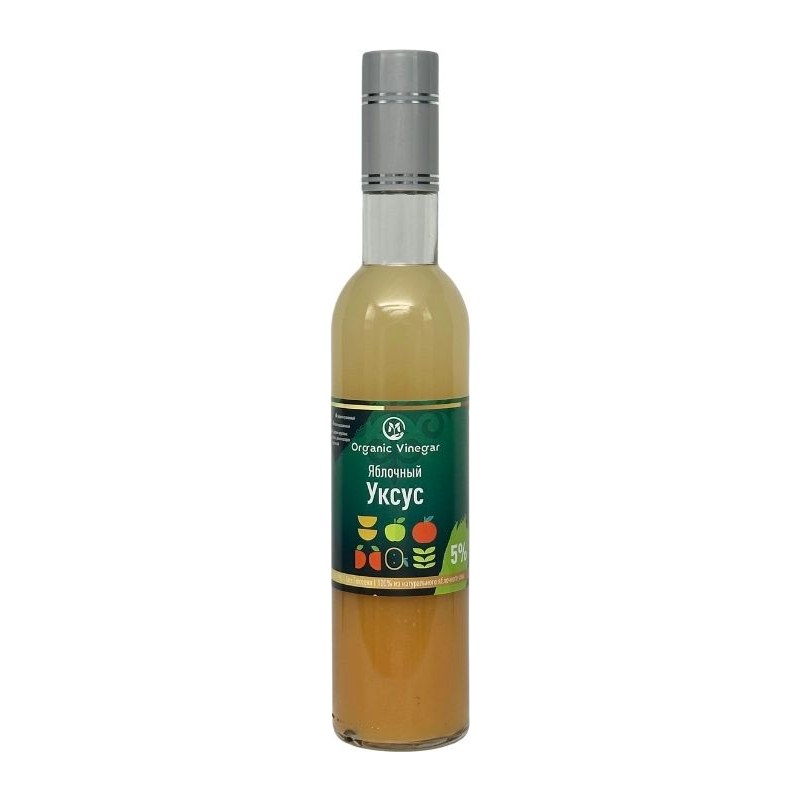 20% Organic Vinegar Яблочный уксус 500мл