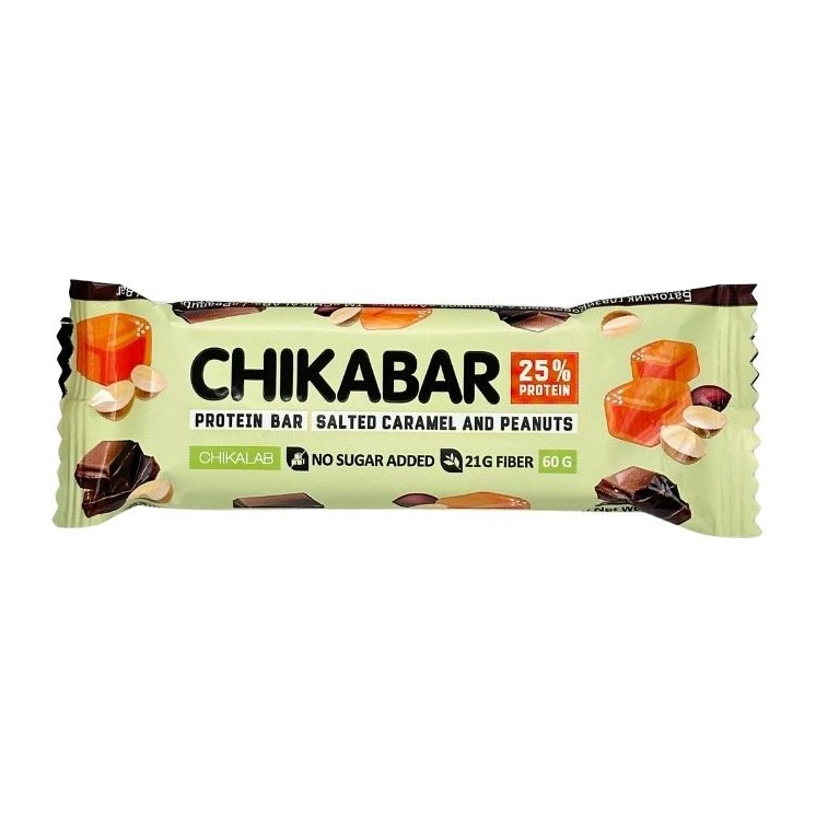 Chikalab Батончик глазированный с начинкой 60гр Арахис 20шт