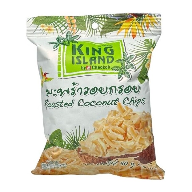 King island Кокосовые чипсы 40гр 24шт