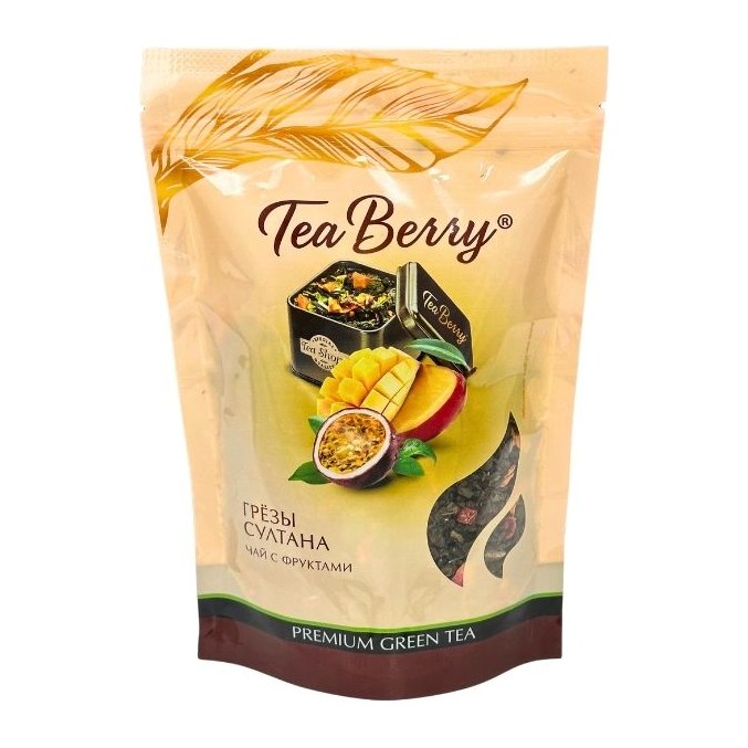 TeaBerry Грезы Султана чай зеленый 200 гр дойпак