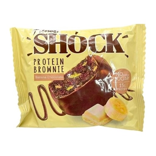 FitnesShock Изделие кондитерское глазированное Банановый брауни 50гр 10шт