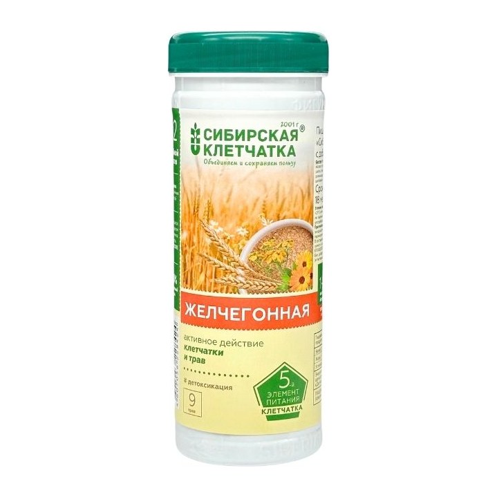 Сибирская клетчатка Желчегонная 170 гр 12шт