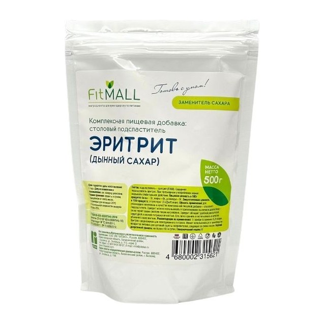 Фитпарад Эритрит 500гр ТМ FitMall 10шт