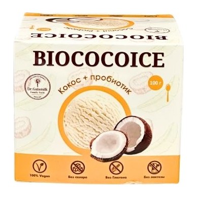 10% Galamilk Десерт взбитый замороженный Кокос 100гр