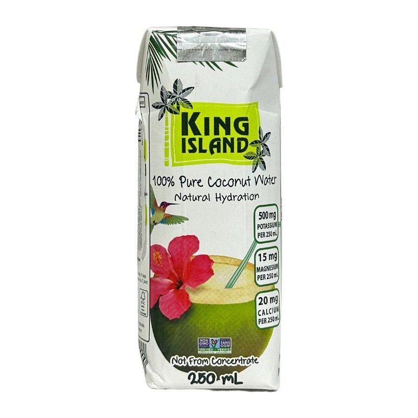 King island Кокосовая вода без сахара 250мл