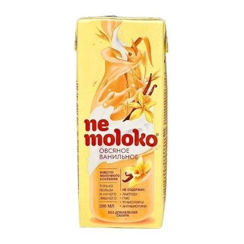 Nemoloko Напиток Овсяный ванильный 200мл 27шт