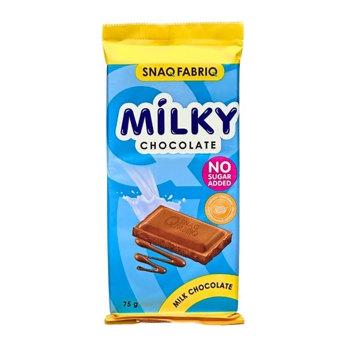SNAQ FABRIQ Молочный шоколад 75 гр 24 шт