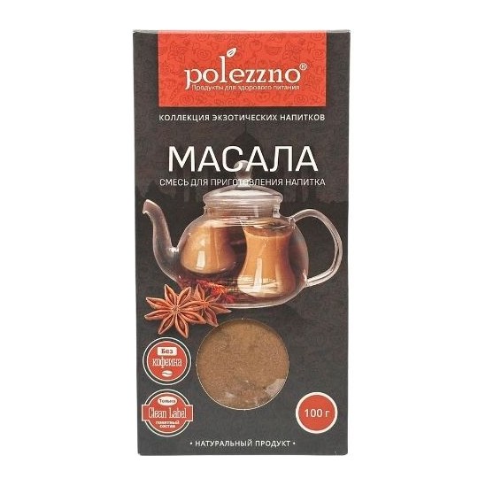 Polezzno Масала чай 100гр 21шт