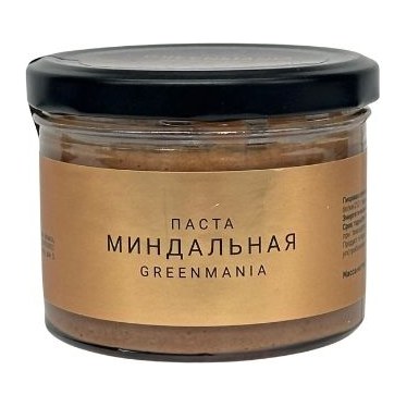 Паста Greenmania Миндальная 200гр