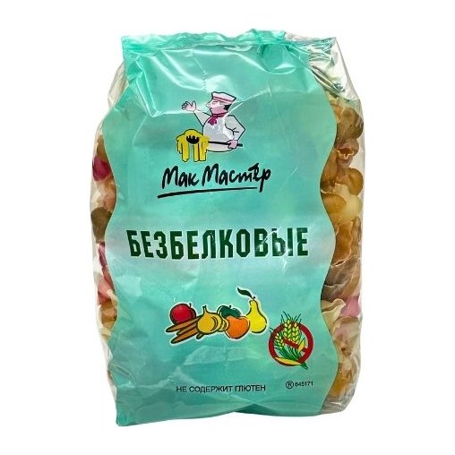 Мак Мастер Овощные макароны безбелковые и безглютеновые 300гр