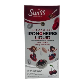 Swiss Bork Iron+herbs liquid 150ml