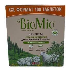 Био Мио Таблетки для посудомоечной машины с эфирн.маслом Эвкалипта 100таб