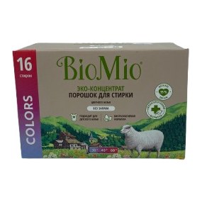 Био Мио Универсальный стиральный порошок цветной 500 гр