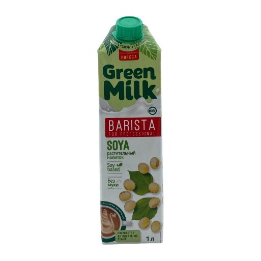 20% Green milk Напиток соевый обогащенный кальцием и витаминами Professional 1 л 12 шт
