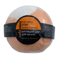 Cafe mimi Бурлящий шарик для ванны "Манго и апельсин" 120гр 22шт