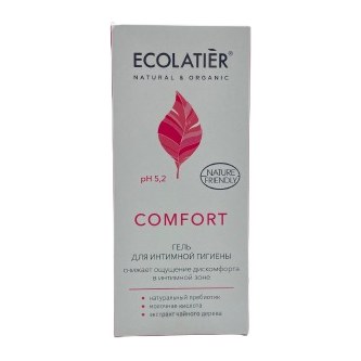 ECOLATIER Гель для интимной гигиены Comfort с молочной кислотой и пробиотиком 250мл