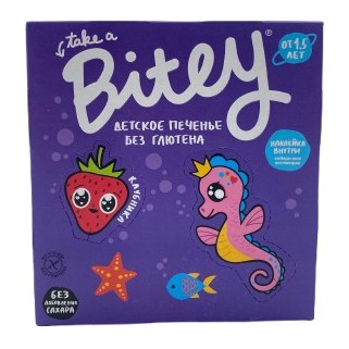 Bitey Печенье безглютеновое Клубника 125гр 8шт