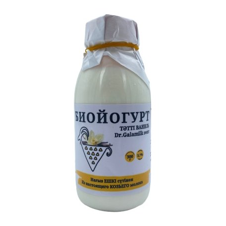 10% Galamilk Биойогурт из козьеге молока ваниль 300мл