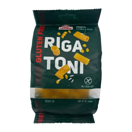 Макароны Трубочки RIGATON кукурузно-рисовые 300гр 5шт