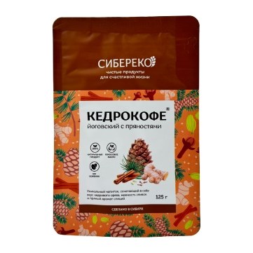 Кедрокофе йоговский с пряностями 125гр