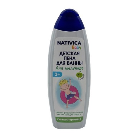Nativica Baby Детская пена для ванны для мальчиков с 3 лет 430 мл